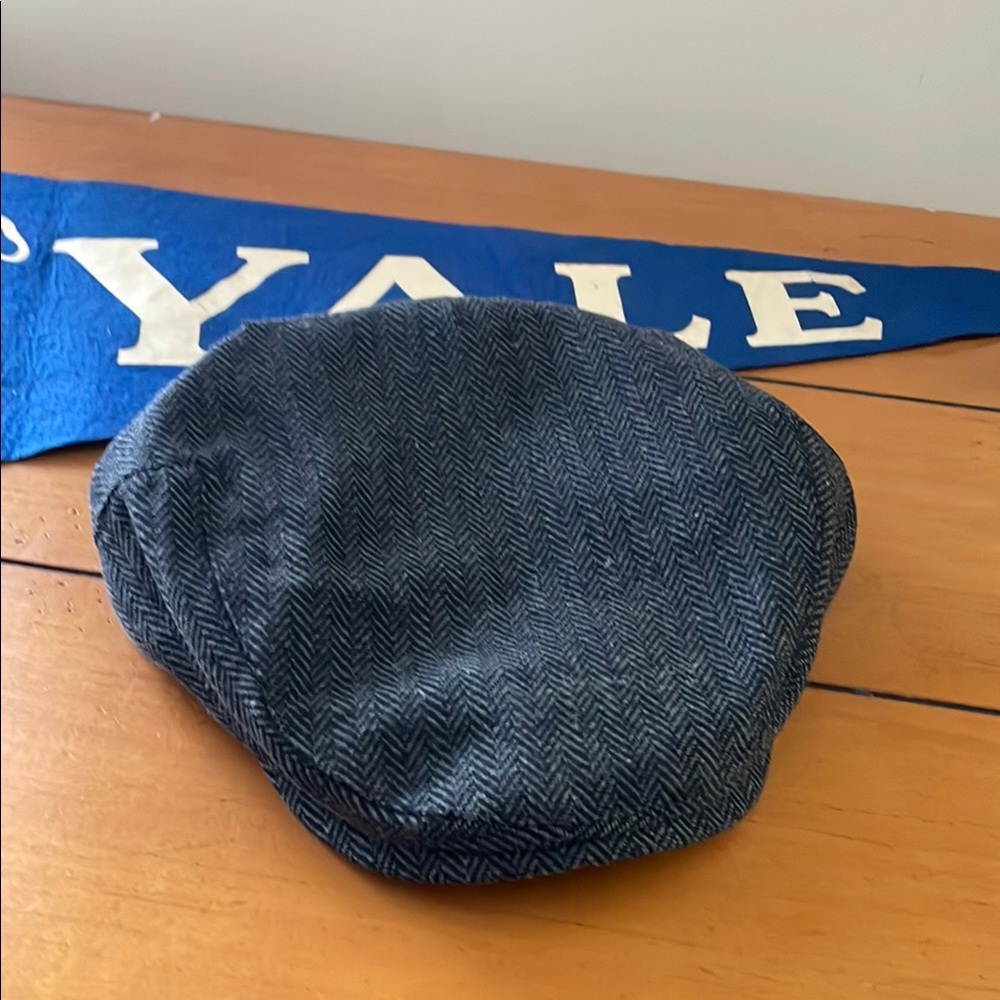 Stylish Herringbone Flat Cap